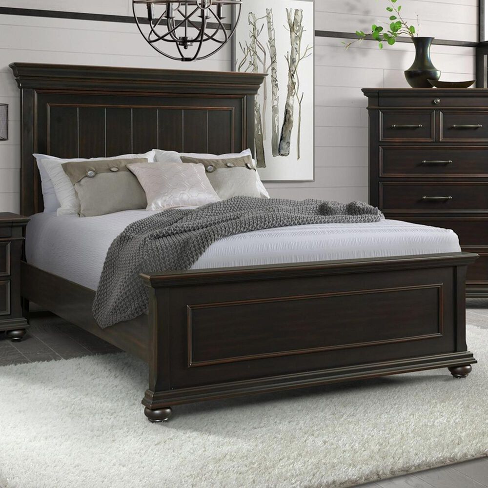 Mayberry Hill Slater Queen Storage Bed in Black, , large