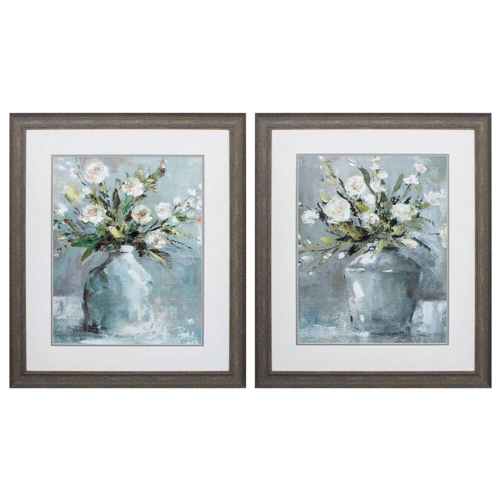 Propac Country Bouquet Wall Art in Gray (Set of 2), , large
