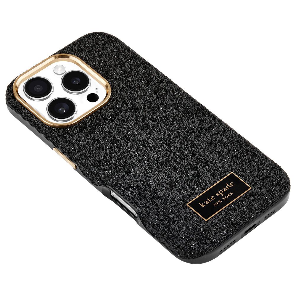 Kate Spade Crystal Pave MagSafe Case for Apple iPhone 16 Pro in Nightfall, , large