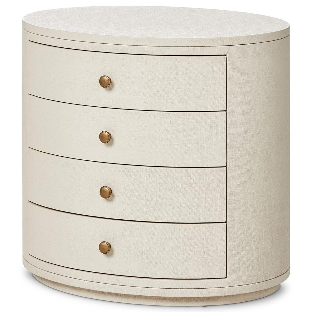 Four Hands Amelia 4-Drawer Nightstand in Ivory Painted, , large