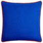 Surya Ackerly 20" Square Throw Pillow in Blue and Orange, , large