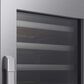 Dacor 24" Left Hinge Wine Door Panel with Pro Handle in Silver Stainless Steel, , large