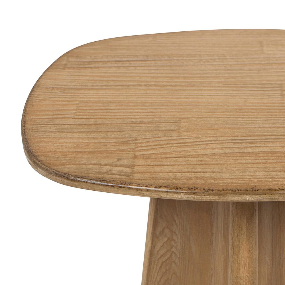 Jennifer Taylor Home Clarence End Table in Antique Natural Brown, , large