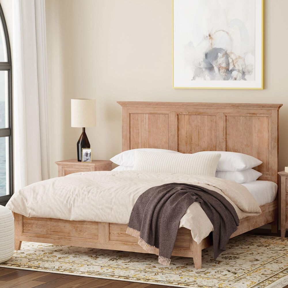 Hawthorne Furniture San Mateo King Panel Bed in Wheat, , large