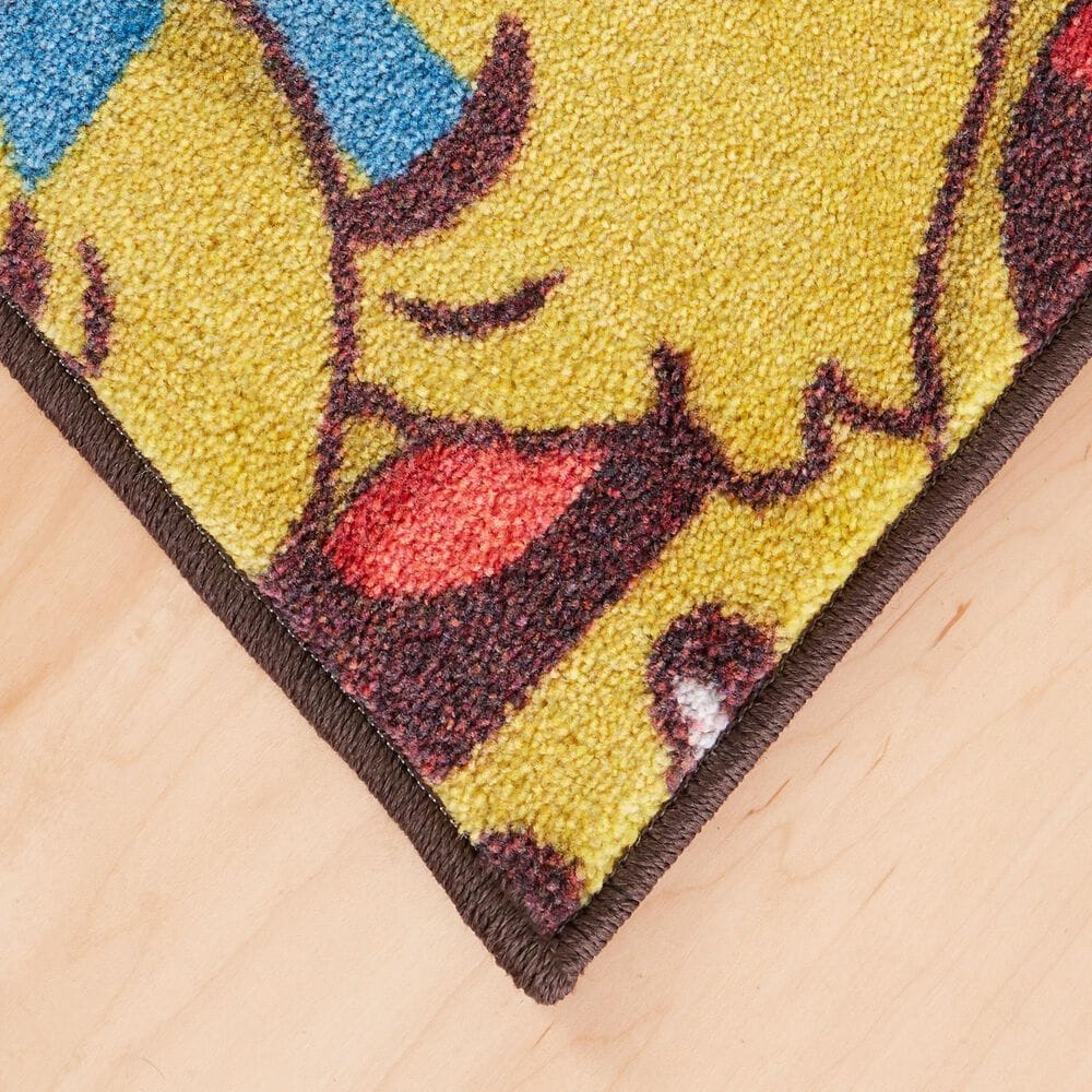 Karastan Prismatic Z0432 A432 3&#39;4&quot; x 5&#39; Canary Kids Area Rug, , large
