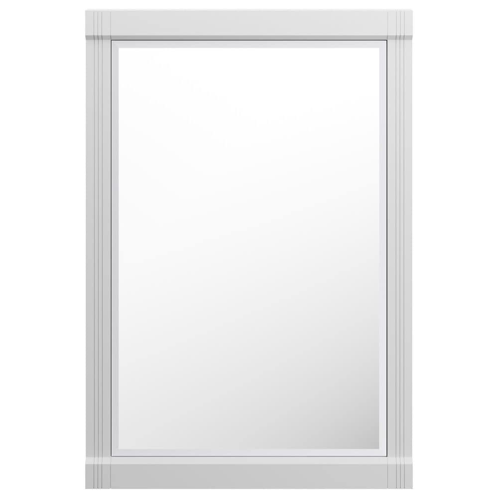 James Martin Bellshire 26" Rectangular Mirror in Bright White, , large