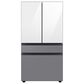 Samsung Bespoke 4-Door French Door Refrigerator Top Panel in White Glass, , large