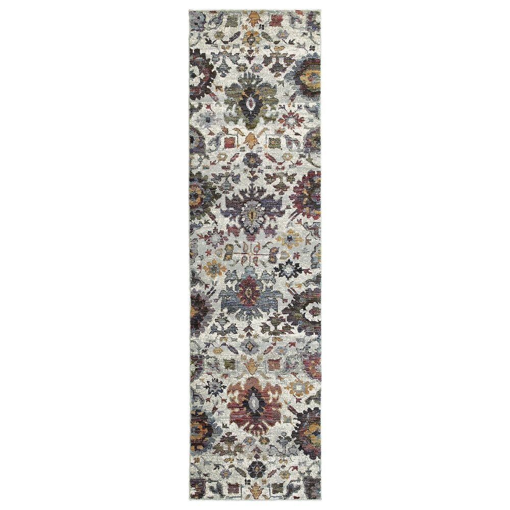 Oriental Weavers Andorra 7129A 2"3" x 8" Stone Runner, , large