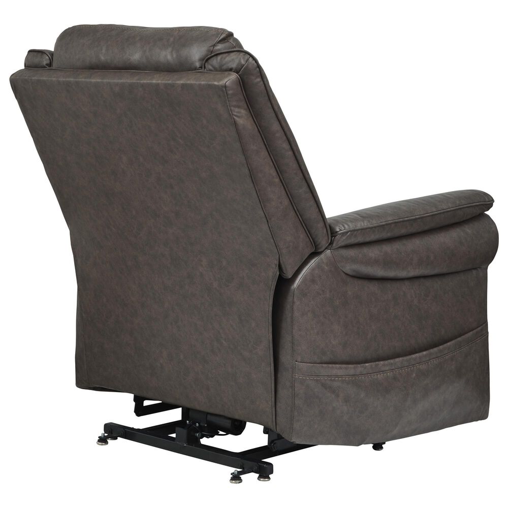 Ashley Oatman Power Lift Recliner in Umber, , large