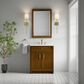 James Martin Bellshire 26" Rectangular Mirror in Honey Oak, , large