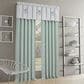 Royal Court Water"s Edge 84" x 41" Window Panel Pair in Aqua, , large
