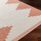 Surya Eagean EAG-2436 Rust, Ivory, Dusty Pink and Dusty Coral 5"3" x 7"7" Indoor/Outdoor Area Rug, , large