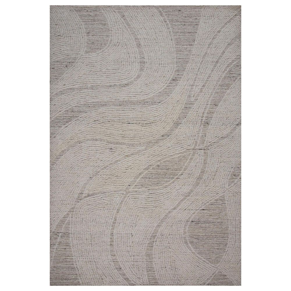 RIZZY Willow Abstract Brown, Ivory and Beige 2"6" x 8" Runner, , large
