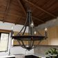 Hunter Perch Point 18" 5-Light Chandelier in Noble Bronze, , large