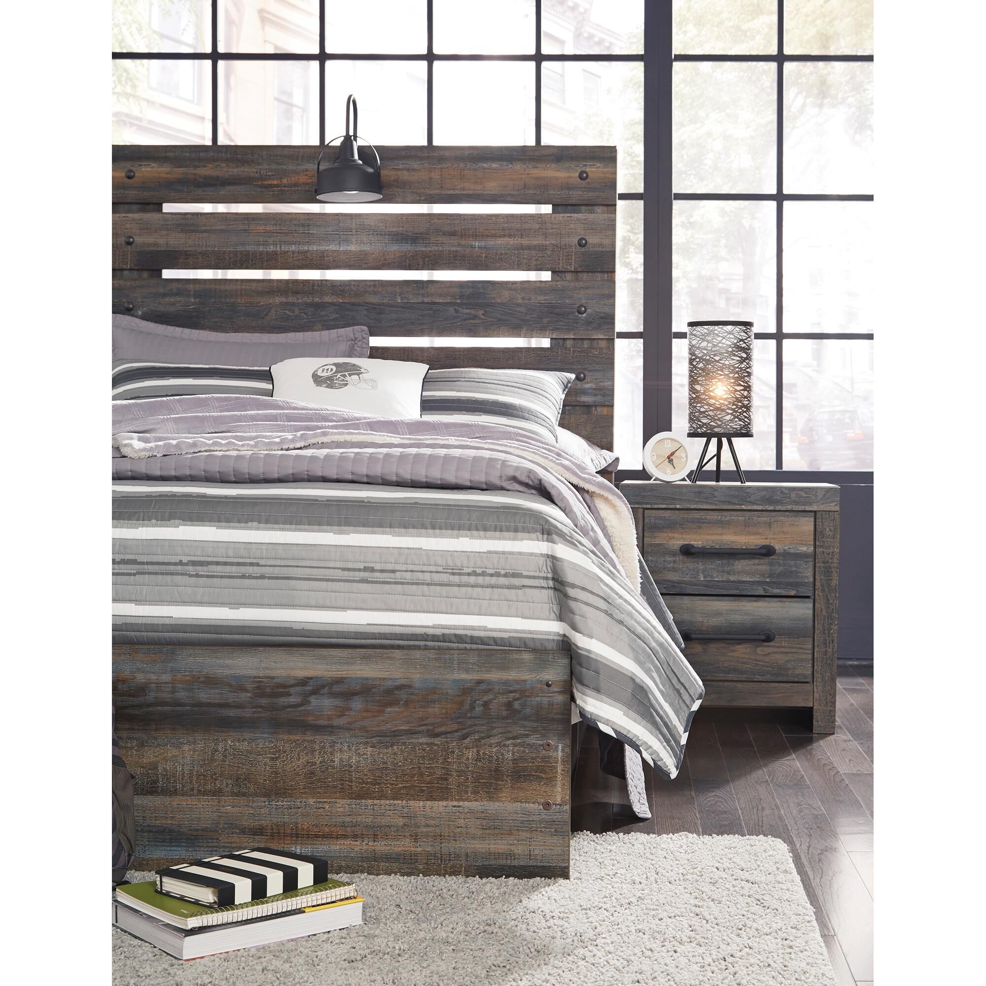 Signature Design by Ashley Drystan Full Slat Headboard in Rustic