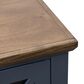 Legends Home Ithaca 83" Fireplace Console in Blue Denim and Bourbon, , large