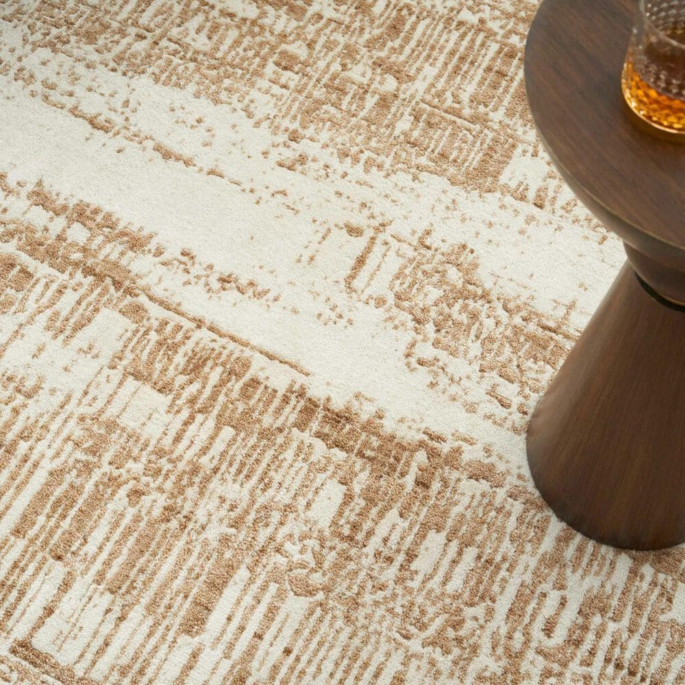 Nourison Harmony 9&#39;9&quot; x 13&#39;9&quot; Ivory and Gold Area Rug, , large