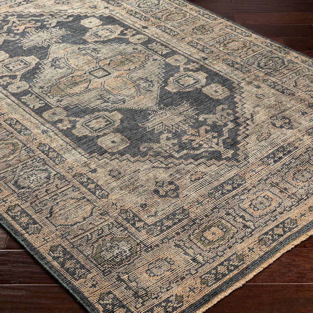 Surya Reign 10&#39; x 14&#39; Black, Charcoal, Medium Gray, Light Beige and Tan Area Rug, , large