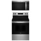 Whirlpool 30-inch Electric Range and 30 W 1.7 cu. ft Over the Range Microwave in Stainless Steel, , large