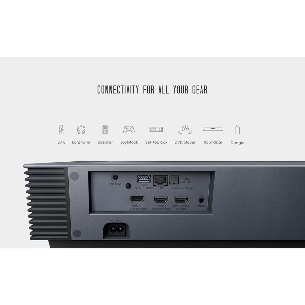 Hisense PX3-Pro Triple Laser UST Home Theater Projector in Black, , large