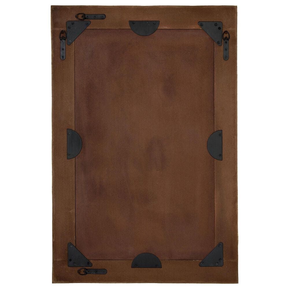 Jamie Young Kinsley Rectangular Wall Mirror in Brown, , large