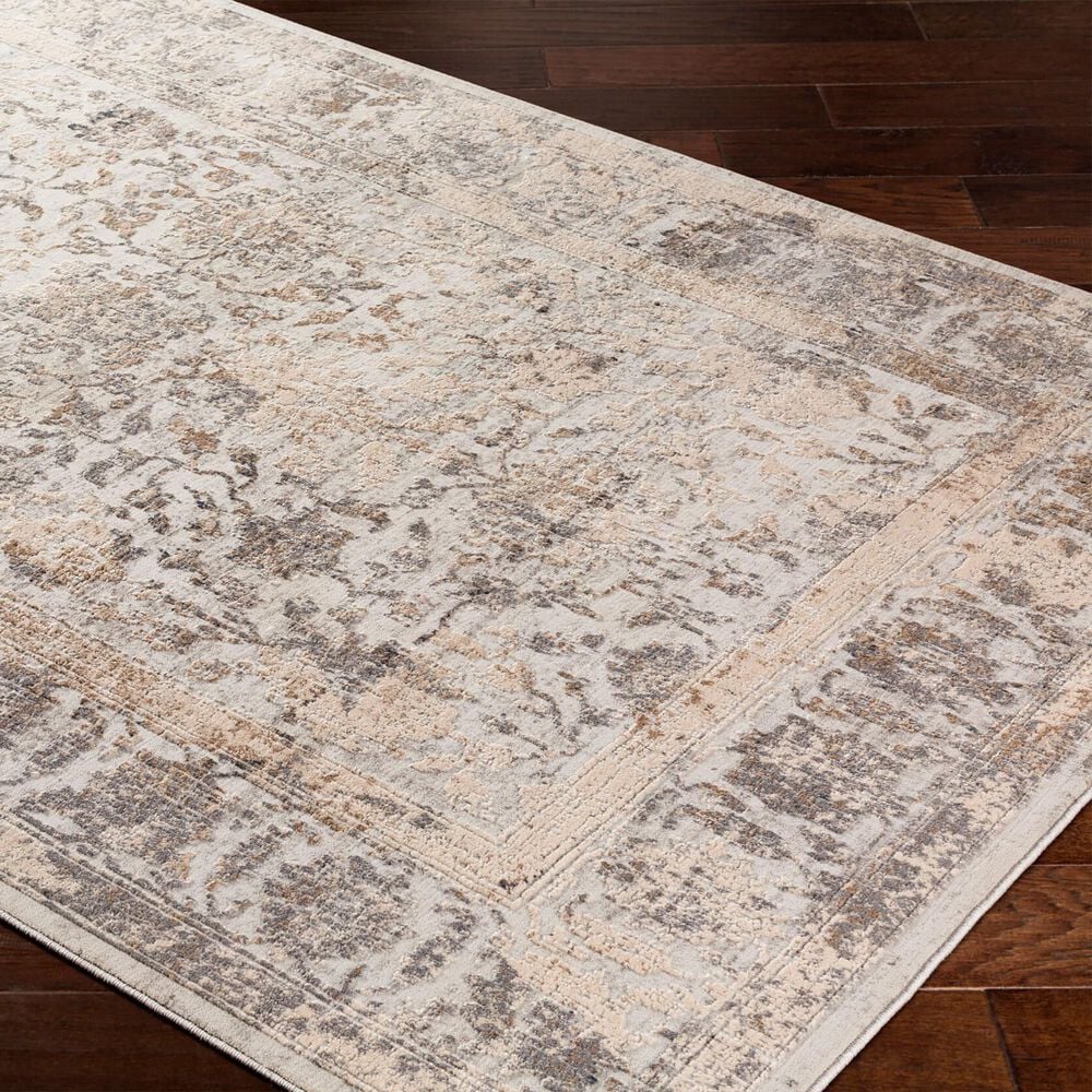 Surya Alpine ALP-2307 5&#39;3&quot; x 7&#39;3&quot; Light Gray, Taupe, Medium Brown, Gray and Charcoal Area Rug, , large