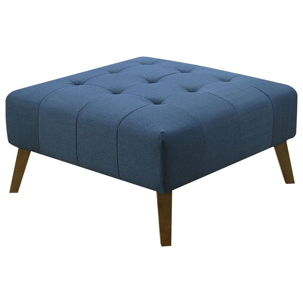 Golden Wave Furniture Binetti Ottoman in Navy, , large