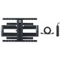 Sanus Full-Motion Wall Mount for 42" - 90" TVs with 6" HDMI Cable and 4-Outlet Surge Protector Power Strip in Black, , large