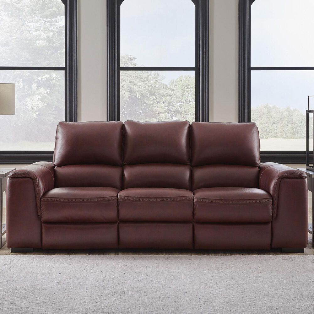 Ashley Alessandro Power Reclining Sofa in Garnet, , large