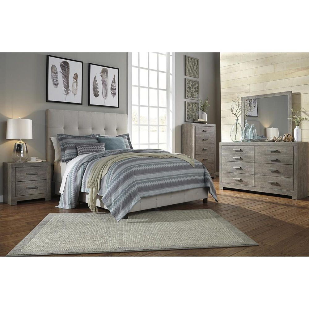 Ashley Dolante Queen Upholstered Bed in Beige, , large