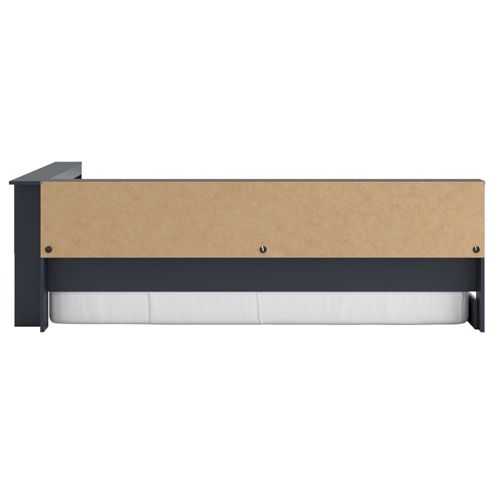 Ashley Simmenfort Full Bookcase Storage Bed in Navy Blue, , large