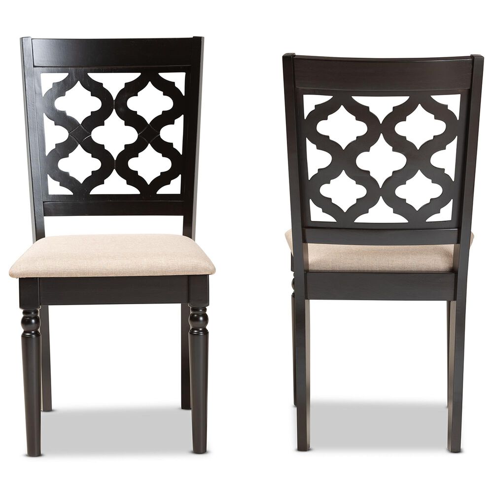 Baxton Studio Ramiro Side Chair in Dark Brown (Set of 2), , large