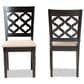 Baxton Studio Ramiro Side Chair in Dark Brown (Set of 2), , large