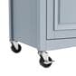 HOMLUX 52"" Kitchen Island with Drop Leaf in Blue Grey, , large