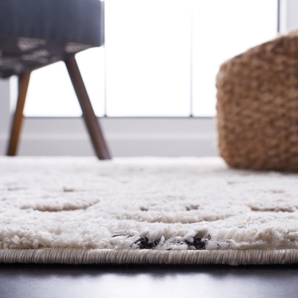 Safavieh Marrakesh MRK546 2&#39;2&quot; x 6&#39; Ivory and Grey Runner, , large