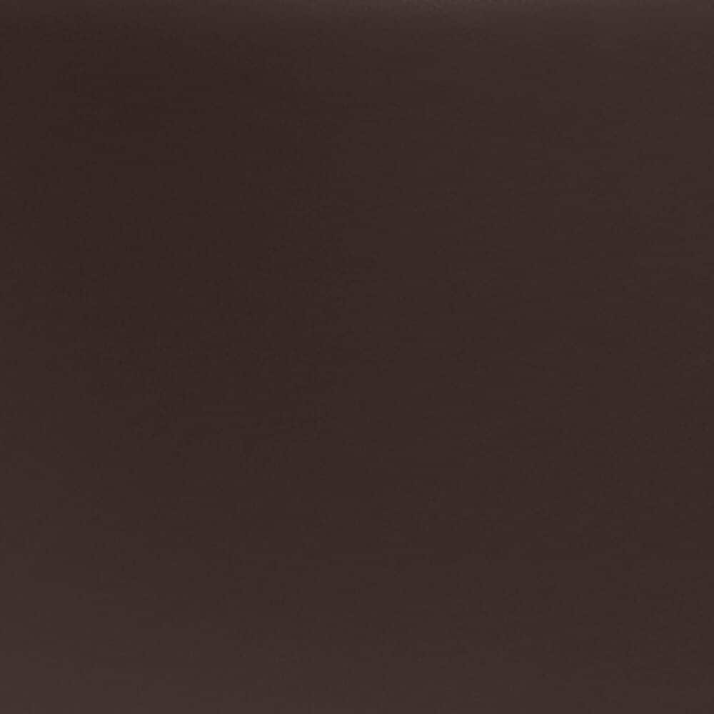 Jaxx Candler Faux Leather Ottoman in Chocolate, , large
