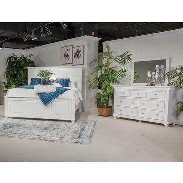 Signature Design by Ashley Grantoni 3-Piece Queen Bedroom Set in White, , large
