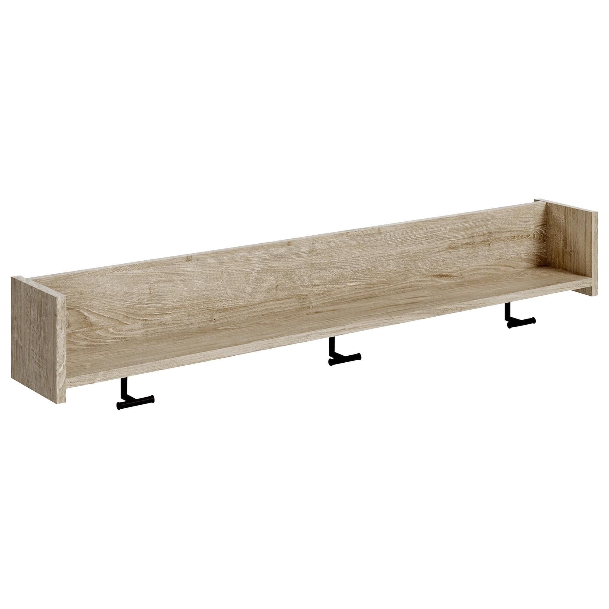 Wall mounted coat rack with shelf ikea clearance