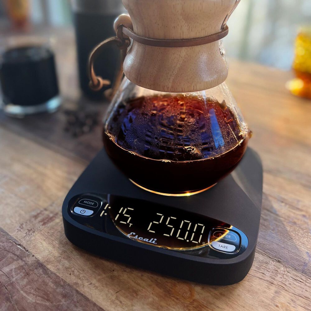Kitchen Supply Versi Digital Coffee Scale with Timer in Black, , large