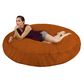 Jaxx 6" Cocoon Large Bean Bag Chair in Mandarin, , large