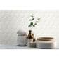 MS International Domino White 2" x 2" on 12" x 13" Matte Porcelain Mosaic Sheet, , large