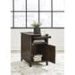 Ashley Devonsted Chairside End Table in Dark Brown, , large