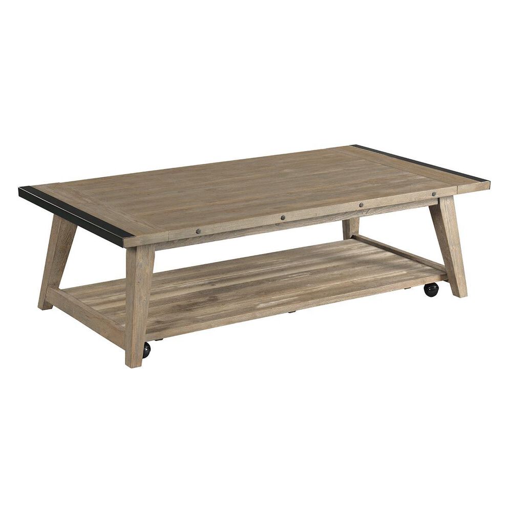 Kincaid Urban Cottage Rectangular Coffee Table in Weathered Harvest, , large