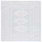 Safavieh Martha Stewart Cyprus 6"7" Square Aqua and Blue Ivory Area Rug, , large