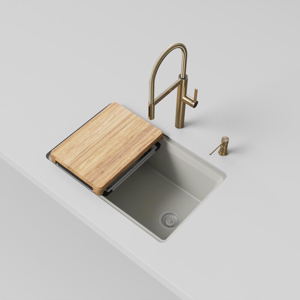 Blanco Inteos 30&quot; Undermount Single Bowl Kitchen Sink in Soft White, , large