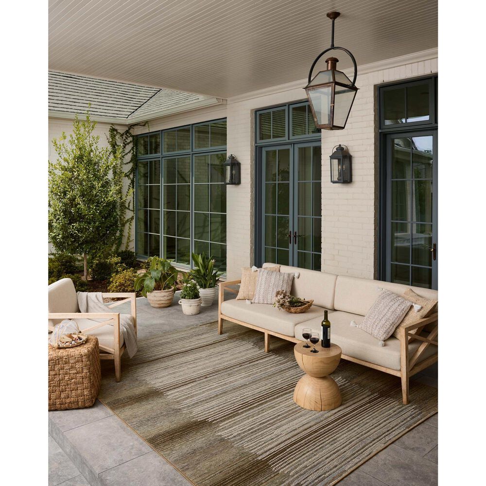 Loloi Saylor Earth and Natural 7'6" x 10' Indoor/Outdoor Area Rug, , large