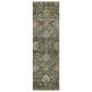 Dalyn Rug Company Silk Road Basil, Green, Beige, Copper, Gold and Gray 2"3" x 7"6" Runner, , large