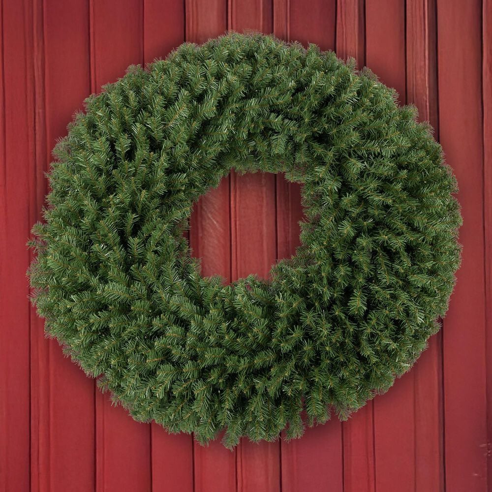Timberlake 60&quot; Large Christmas Wreath with 300 LED Lights in Green, , large
