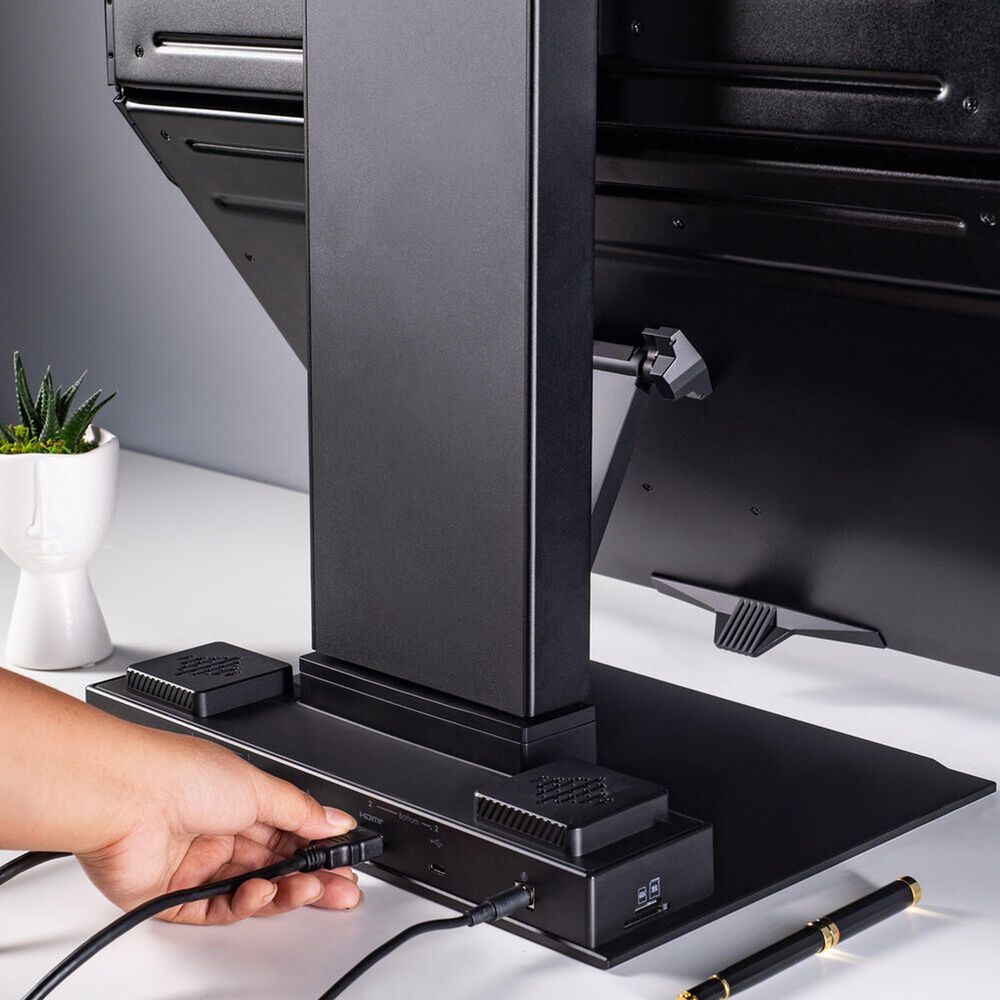 Mobile Pixels Geminos T 24" Dual Stacked FHD Monitor with Multi-Touch and Webcam in Black, , large