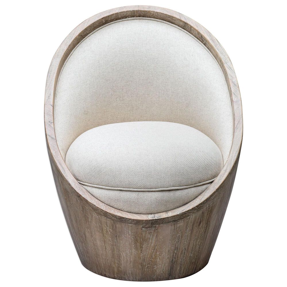 Uttermost Noemi Accent Chair in Warm Oatmeal, , large